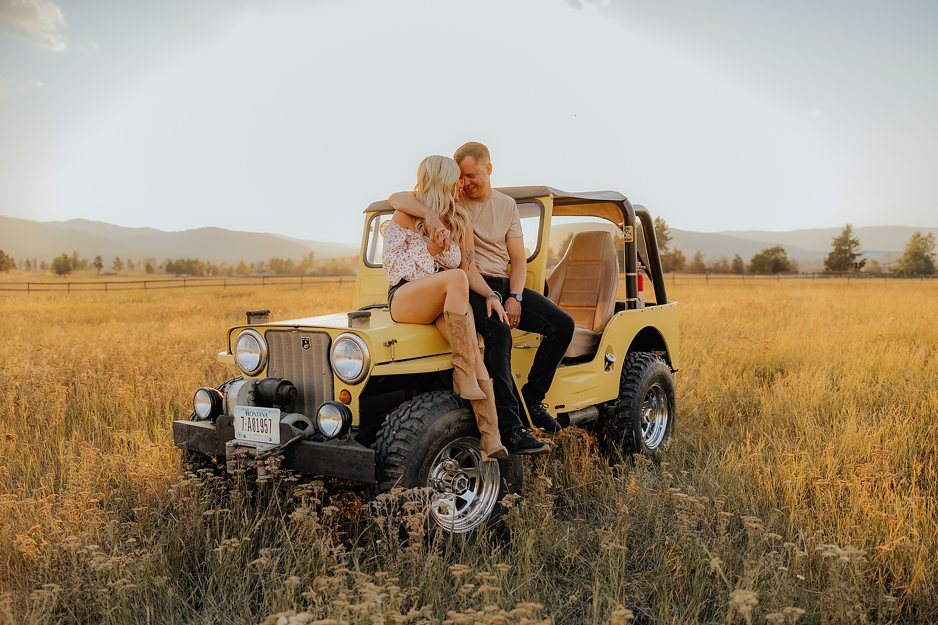 Adventurous Montana Couple photoshoot