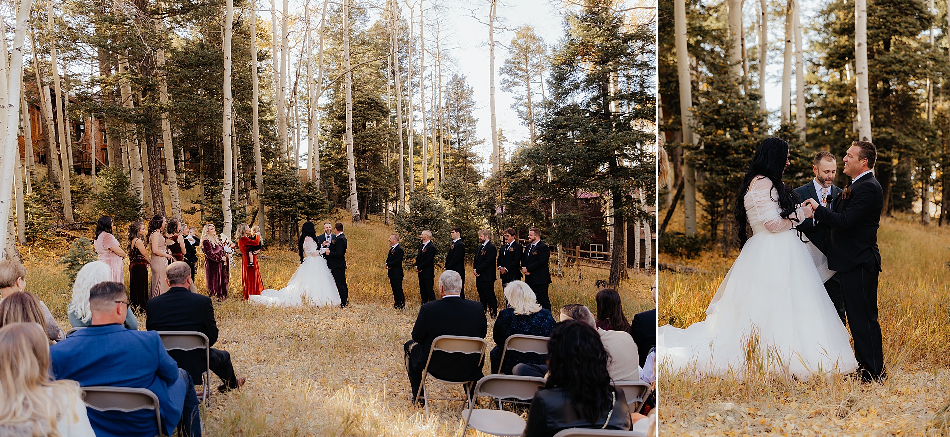 intimate outdoor micro wedding 