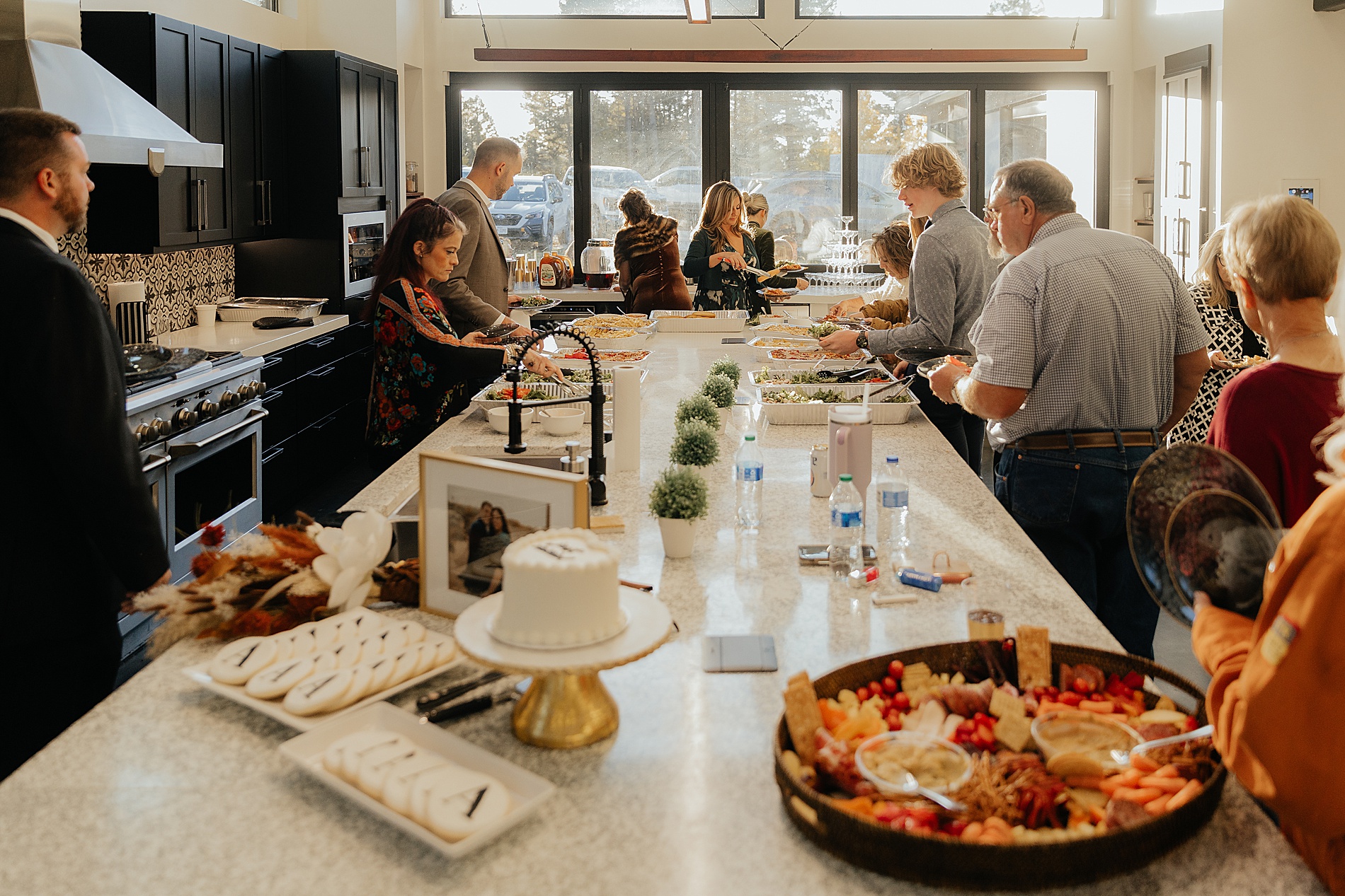 guests enjoy food at Angel Fire NM Vrbo