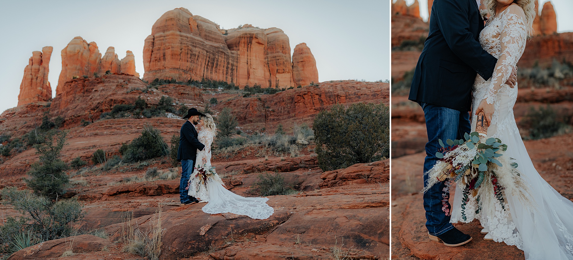 Sedona Elopement by traveling destination photographer 