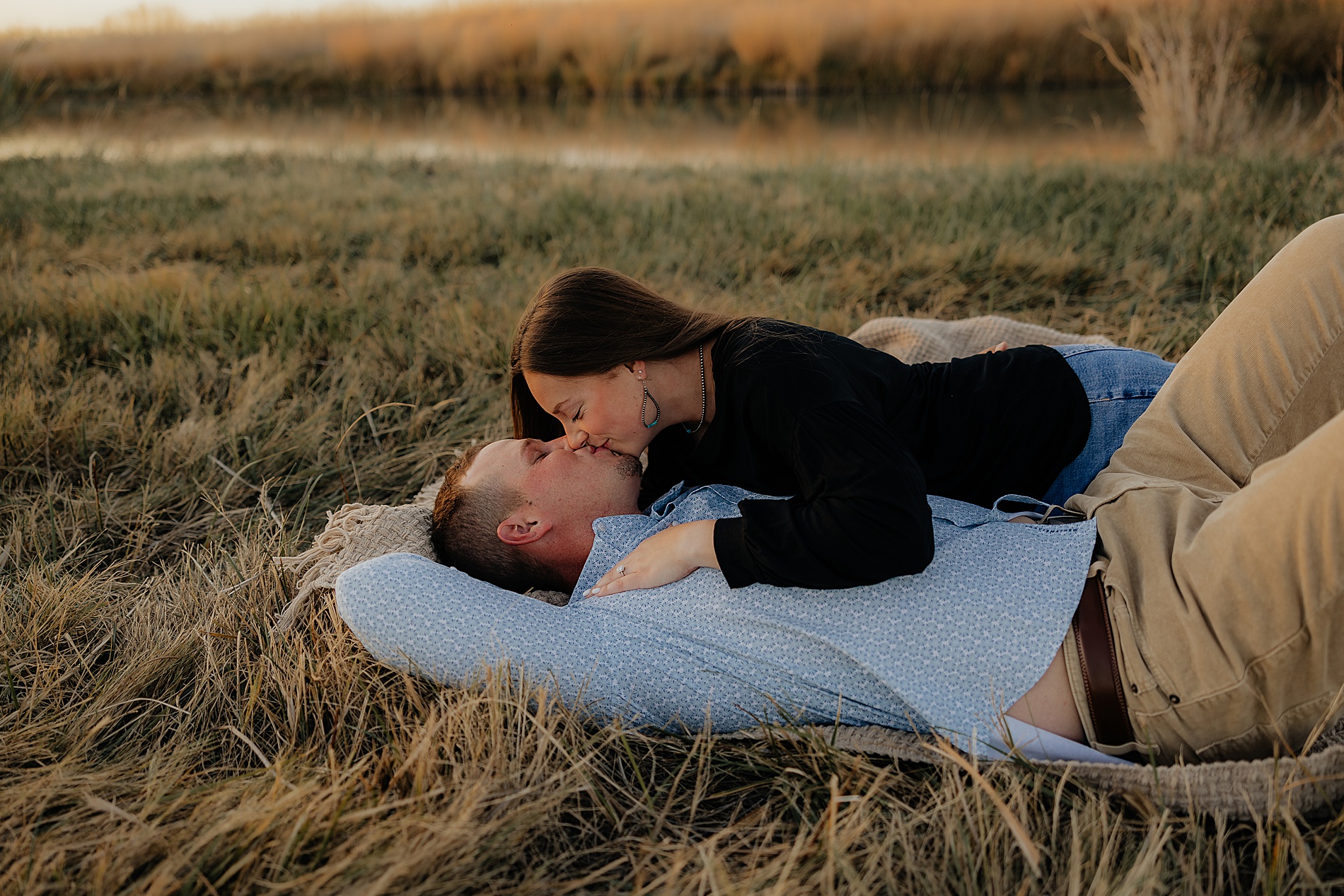 the beauty of couples of being themselves during engagement photos is authentic images
