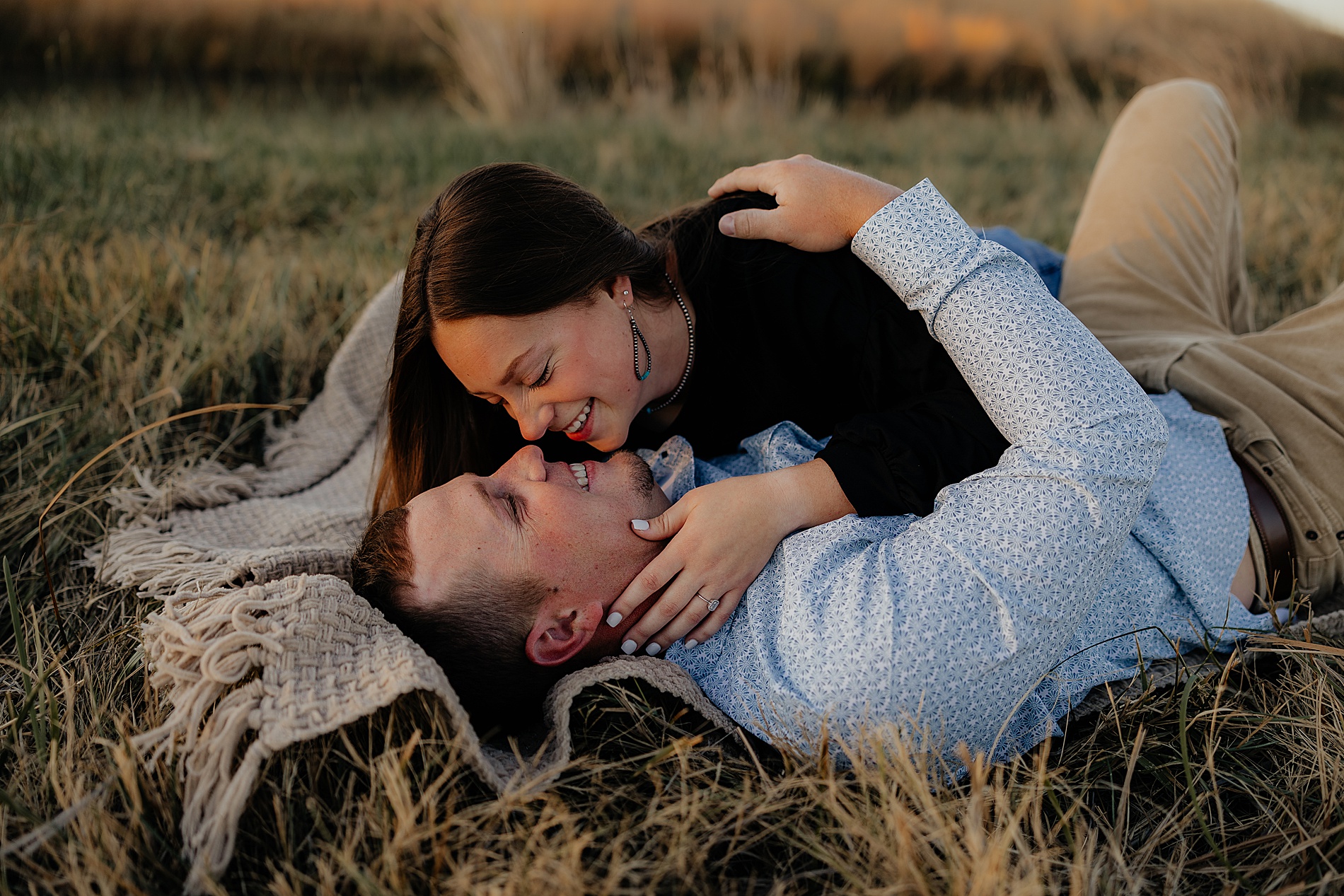 romantic and intimate engagement photos