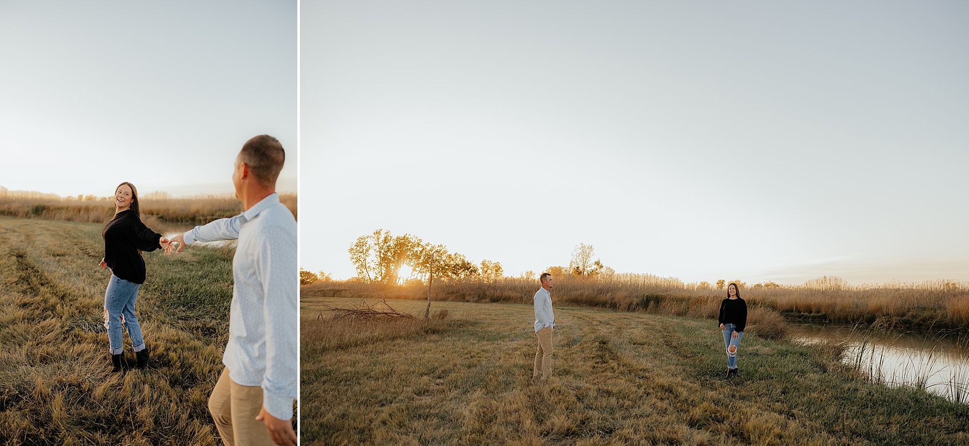 Candid and Fun Engagement Session