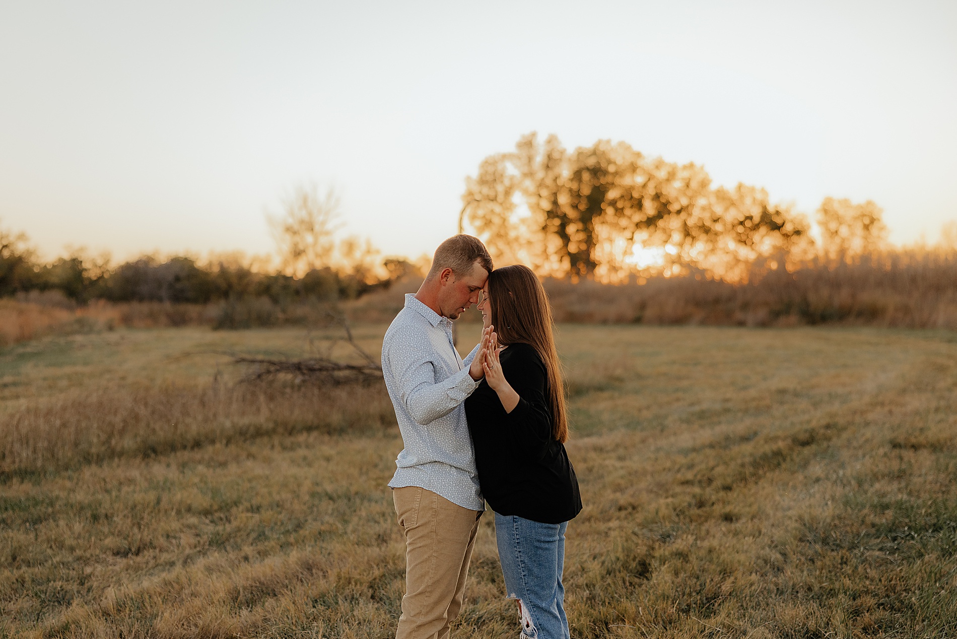 romantic engagement photos by traveling photographer in Texas Panhandle