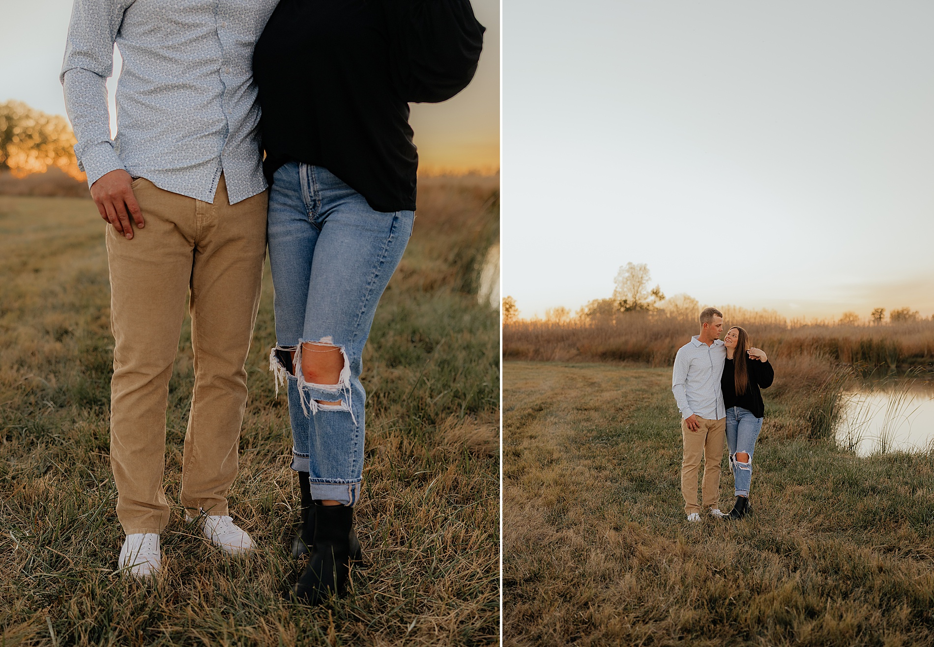 Candid and Fun Engagement Session by Texas Panhandle traveling wedding photographer